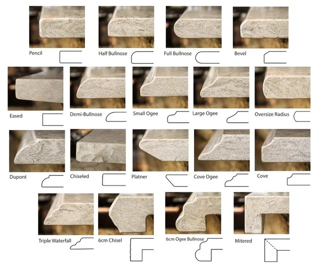 How to Choose the Right Edge Profile for Your Stone Surfaces