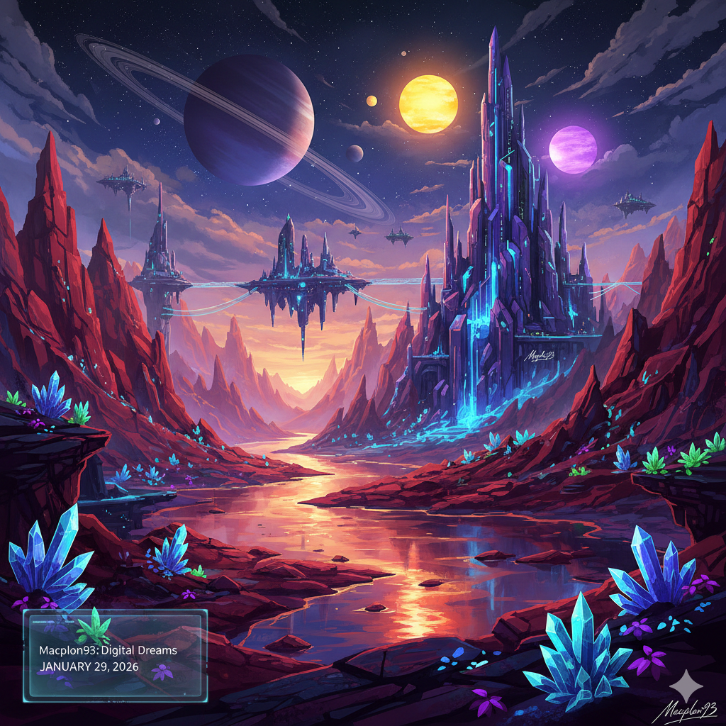Macplon93: The Digital Artist Redefining Sci-Fi Landscapes