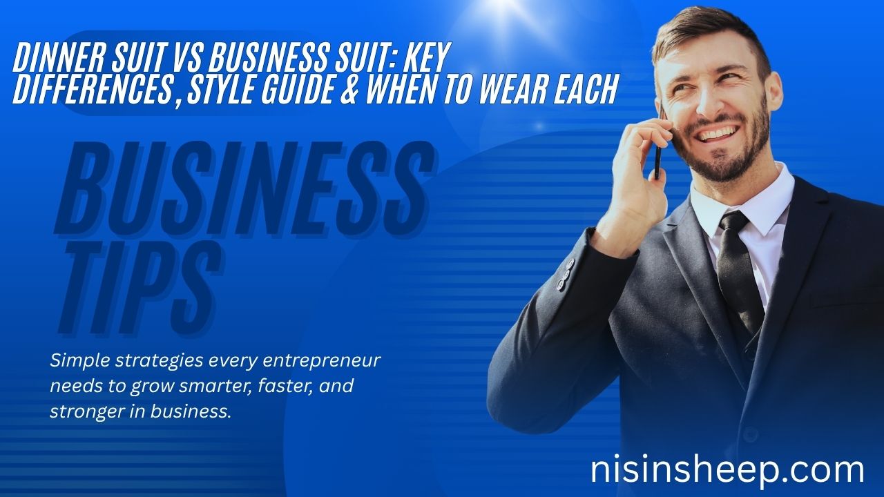 Dinner Suit vs Business Suit: Key Differences, Style Guide & When to Wear Each